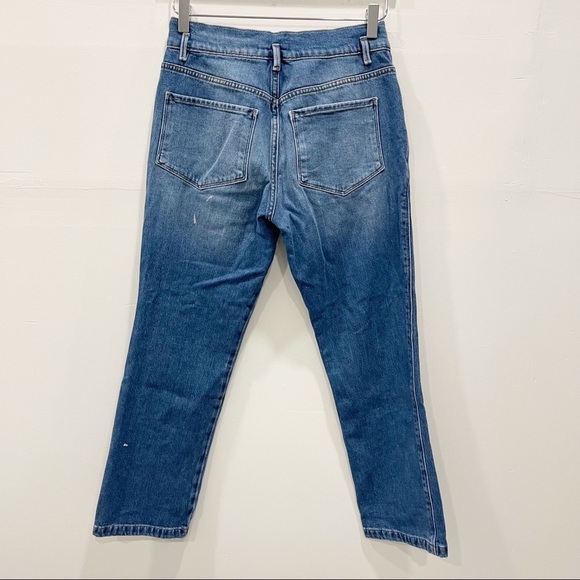 Frame Le Slender Straight Leg Jeans in Thistle Crop LSLTR969 Size 28 - Picture 2 of 9
